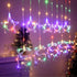 RGB Star and Reindeer 3meter Curtain Light with 8 functions - extendable